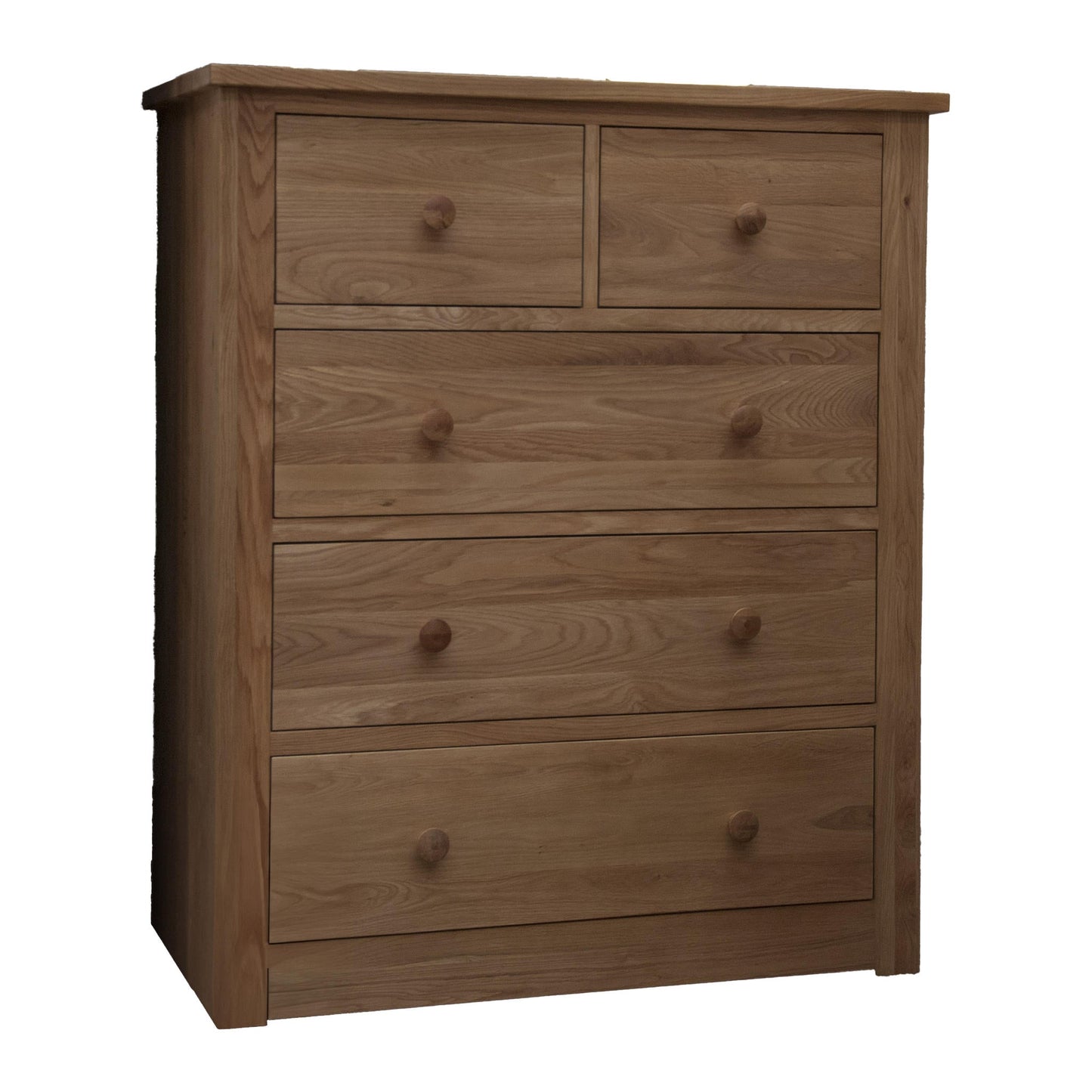 Torino Wooden 2 over 3 Chest, Oak