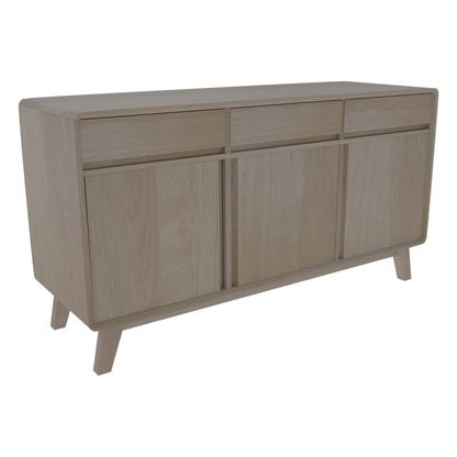 Nordic Large Sideboard, Oak Wood