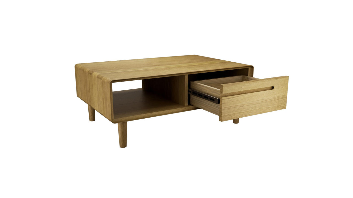 Scandic 1 Drawer 1 Shelf Coffee Table