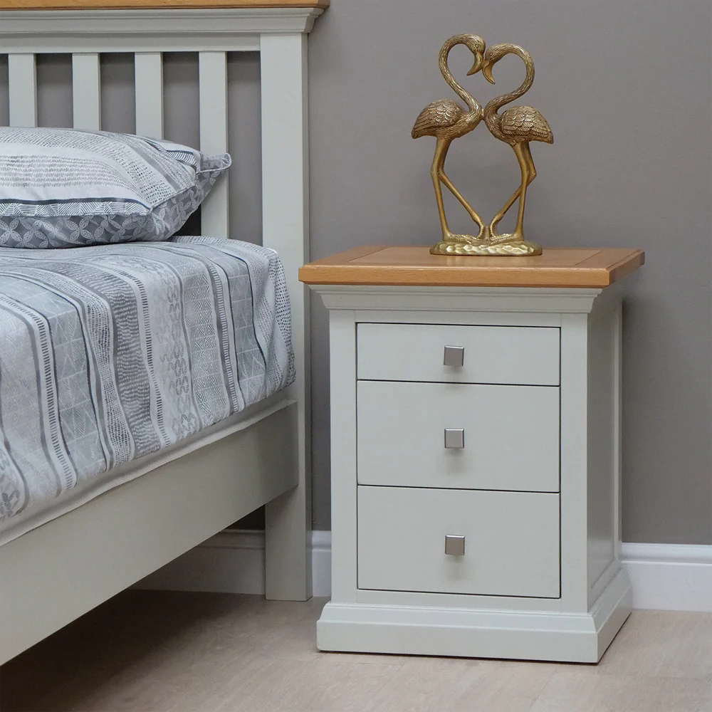 Cotswold 3 Drawers Bedside Table