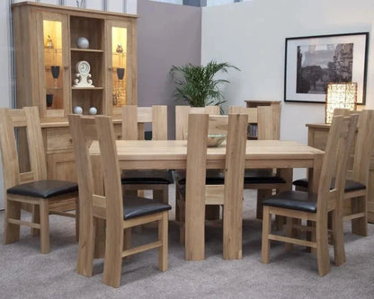 Vermont Large Trend Dining Table, Oak Wood