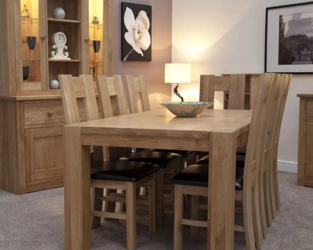 Vermont Large Trend Dining Table, Oak Wood