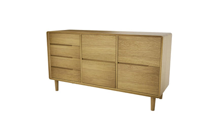 Scandic Large Sideboard, Oak Wood