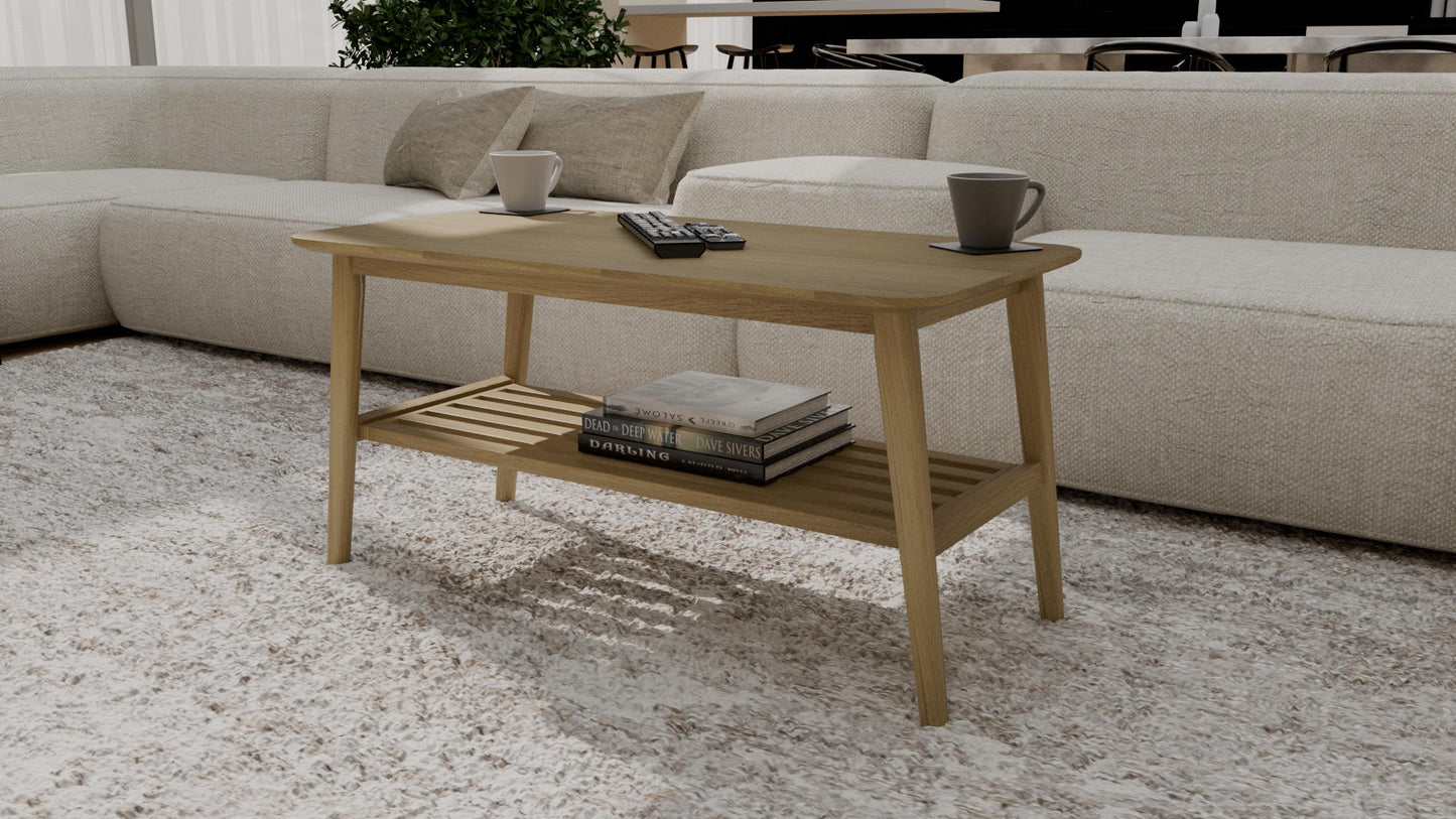 Scandic Coffee Table with Shelf