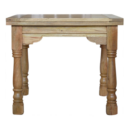 Extending butterfly mango wood dining table