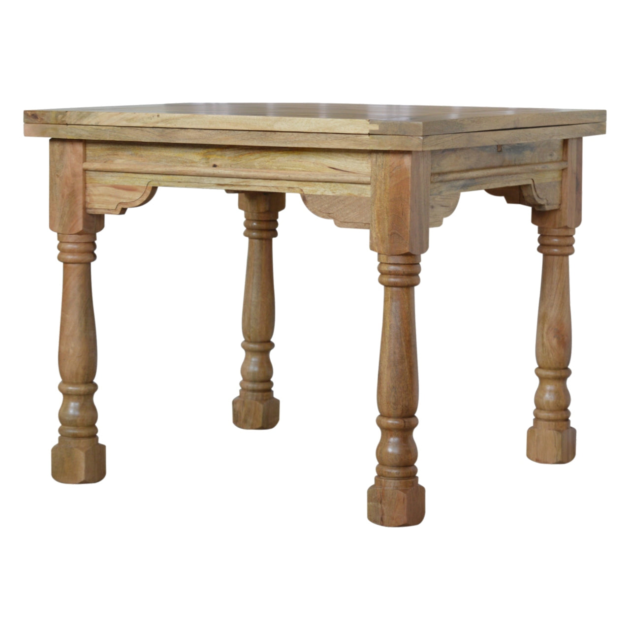 Extending butterfly mango wood dining table