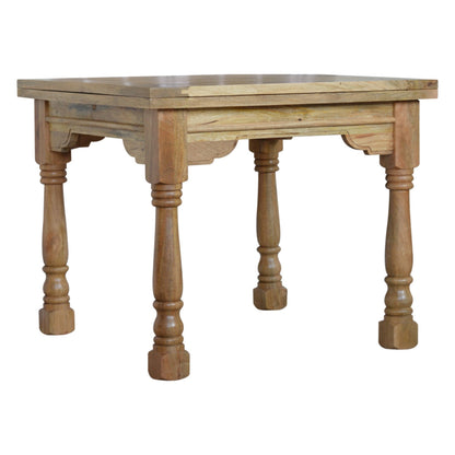 Extending butterfly mango wood dining table