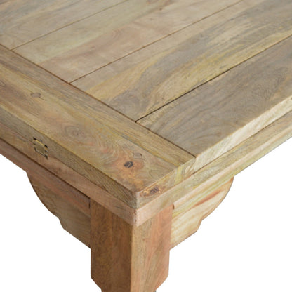 Extending butterfly mango wood dining table