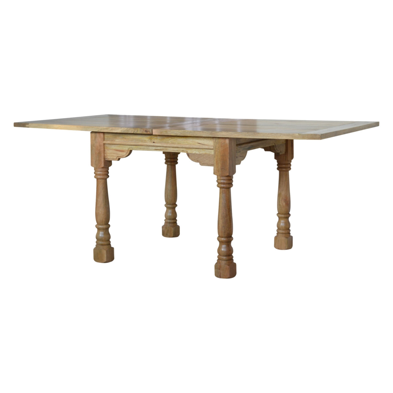 Extending butterfly mango wood dining table