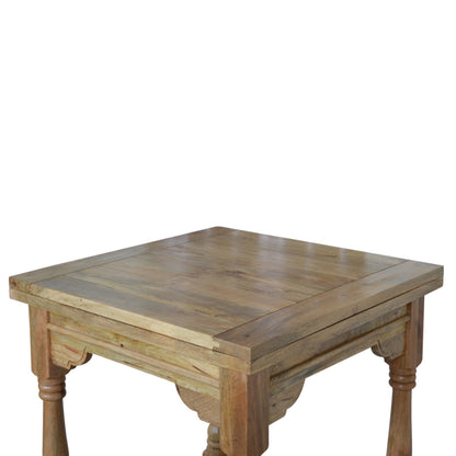 Extending butterfly mango wood dining table