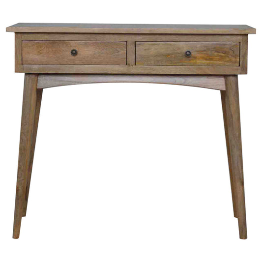 Solid Mango Wood Nordic Console Table