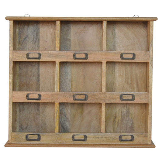 Wall Mounted 9 Slots Storage Unit