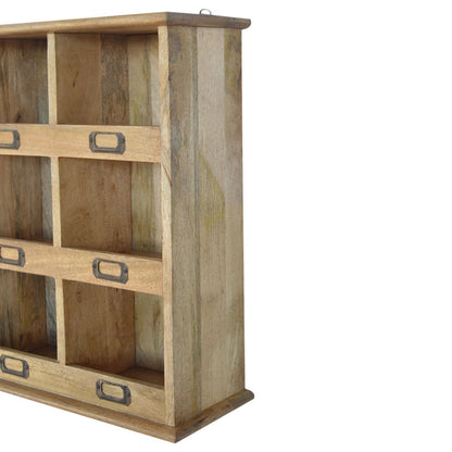 Wall Mounted 9 Slots Storage Unit