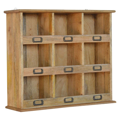 Wall Mounted 9 Slots Storage Unit