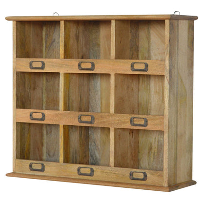 Wall Mounted 9 Slots Storage Unit