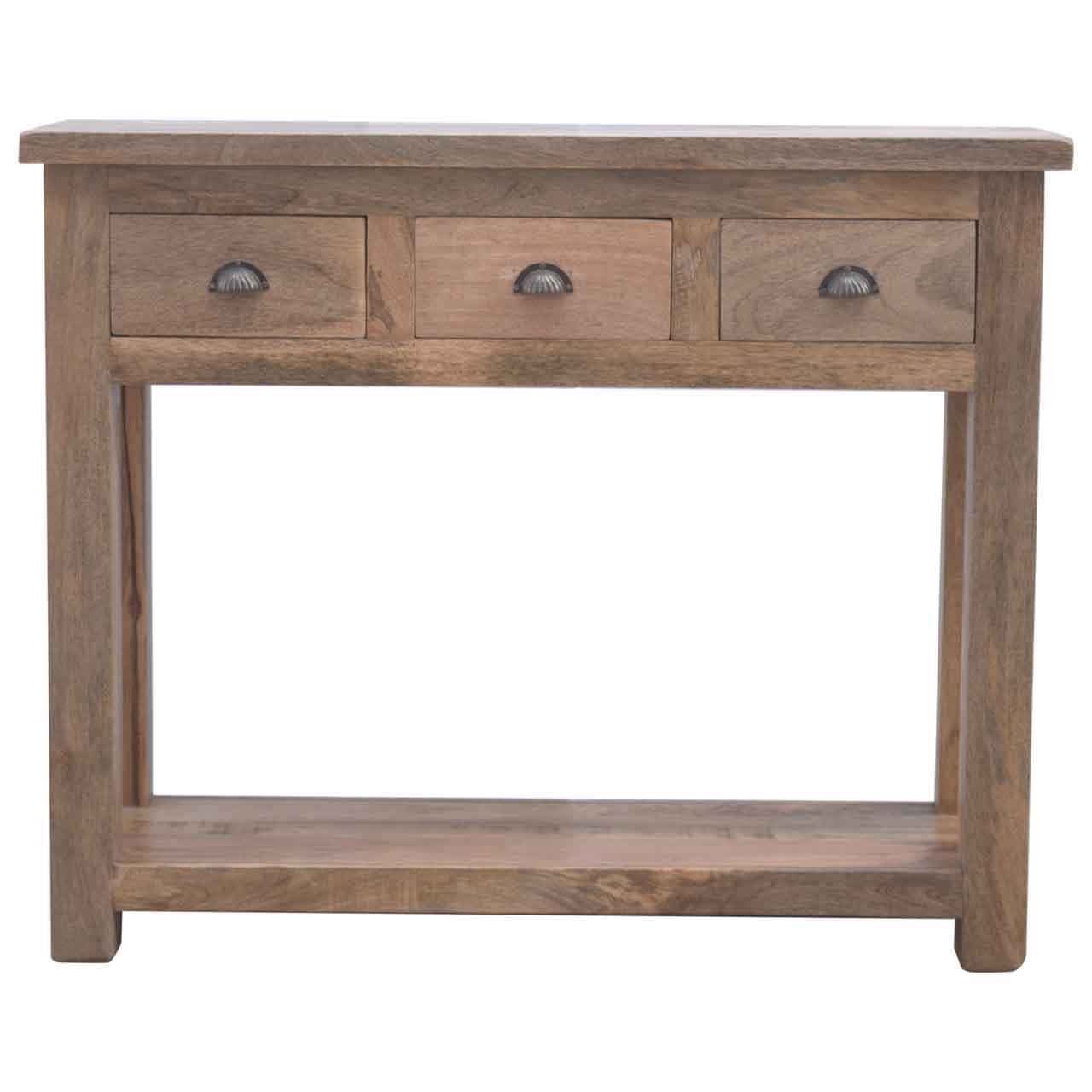 Nordic 3 Drawer Wooden Console Table