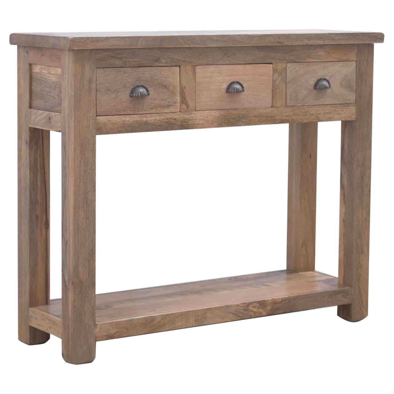 Nordic 3 Drawer Wooden Console Table