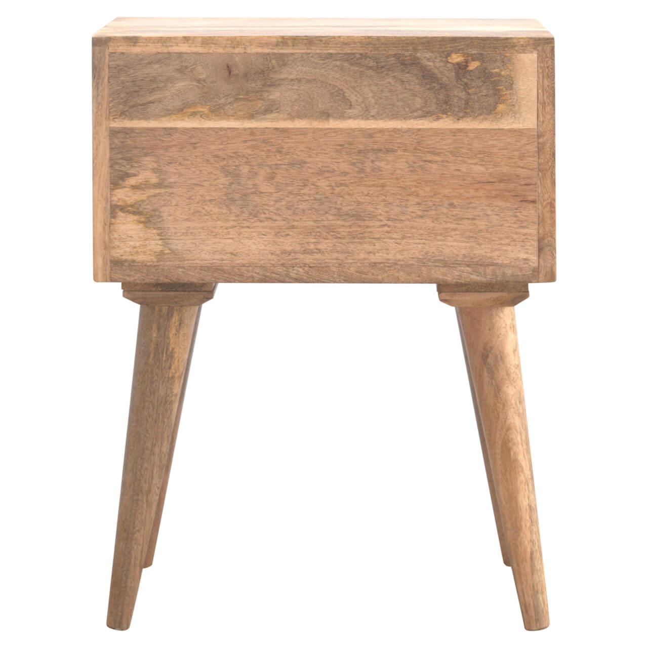 Modern Bedside table mango wood oak finish