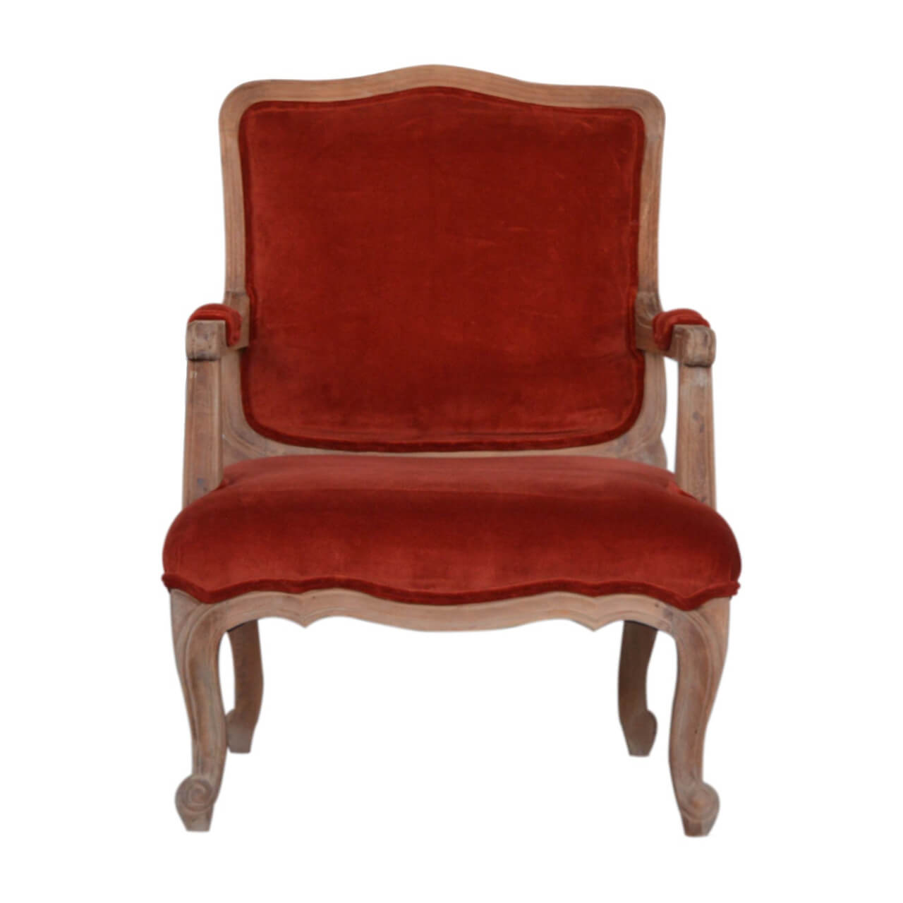 Lea Armchair, Brick Red