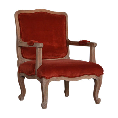 Lea Armchair, Brick Red