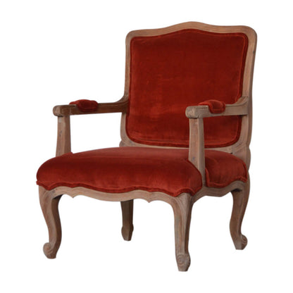 Lea Armchair, Brick Red