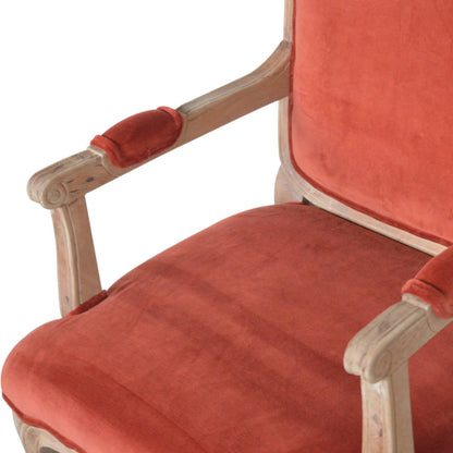 Lea Armchair, Brick Red