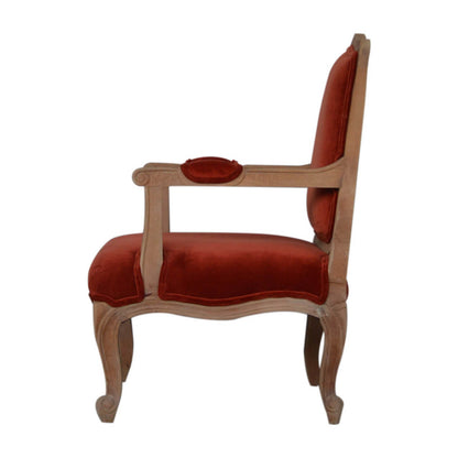 Lea Armchair, Brick Red