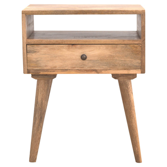 mango wood bedside table