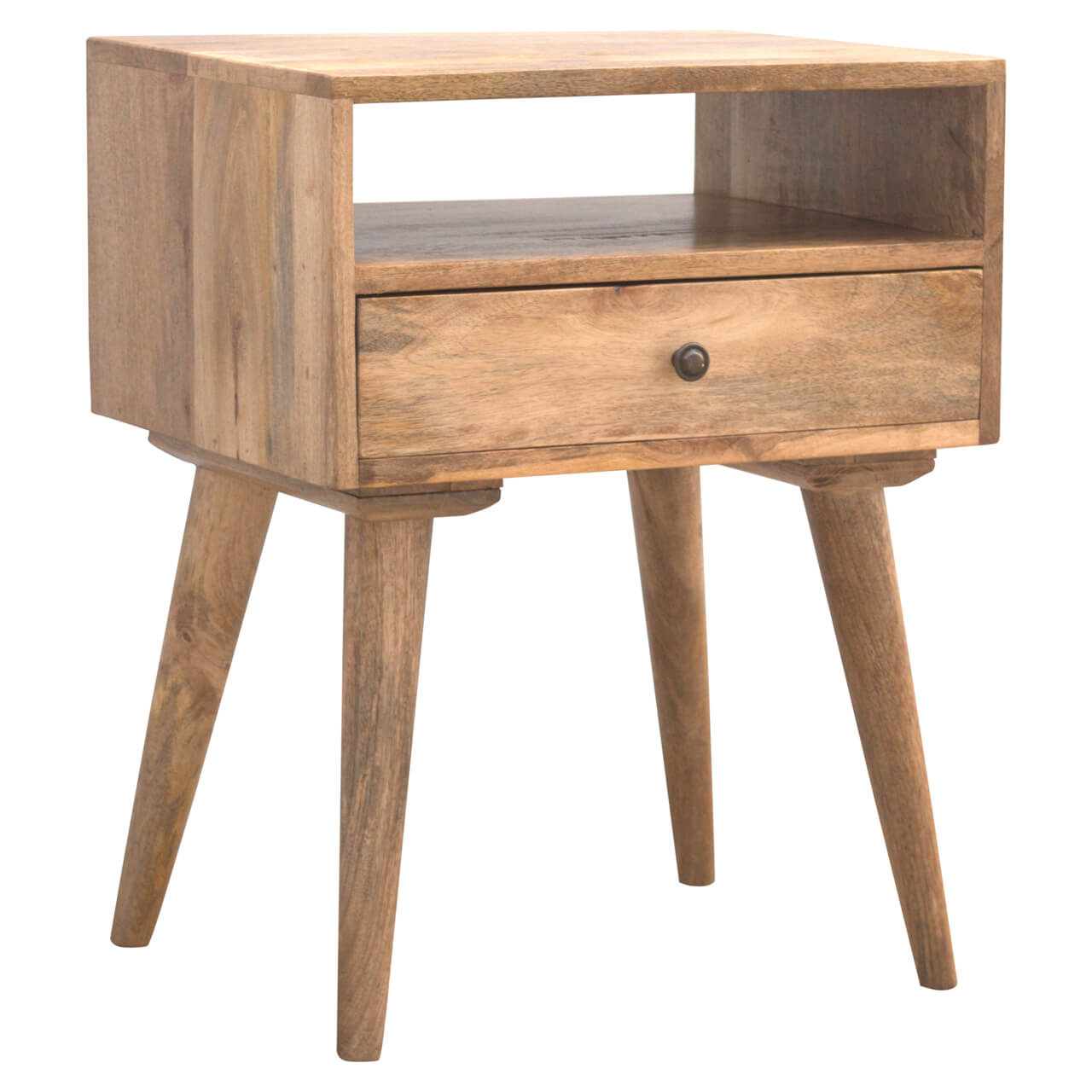 mango wood bedside table