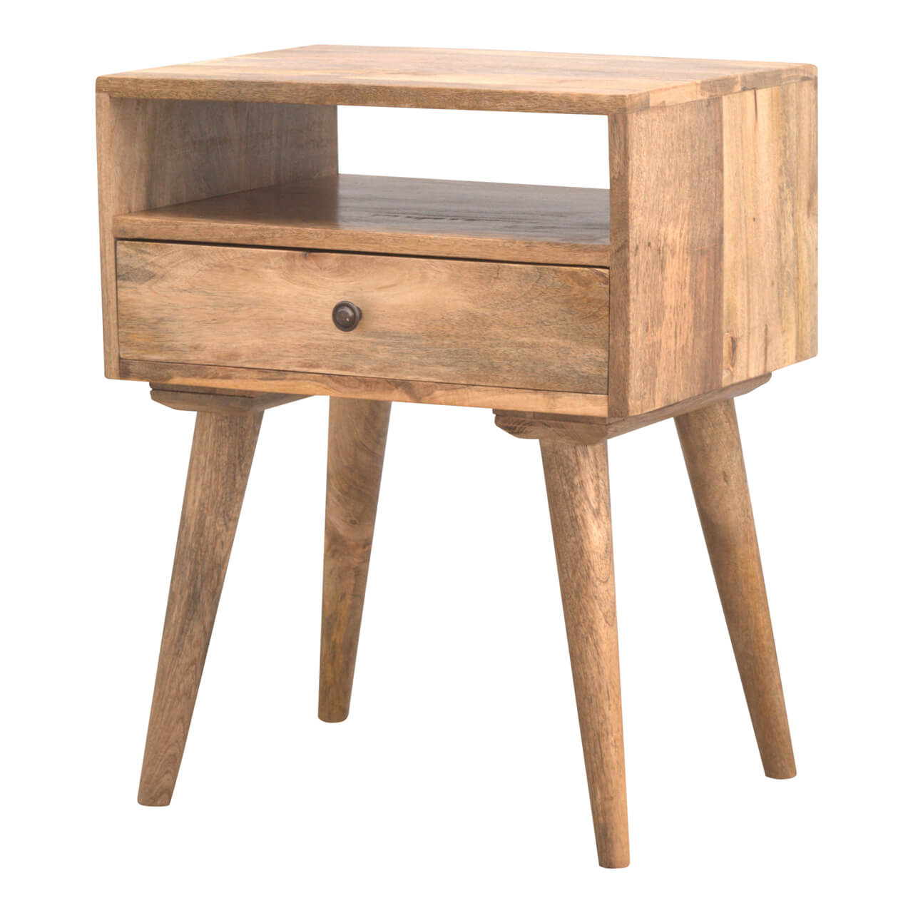 mango wood bedside table