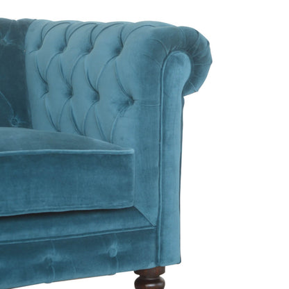 Teal Chesterfield Sofa