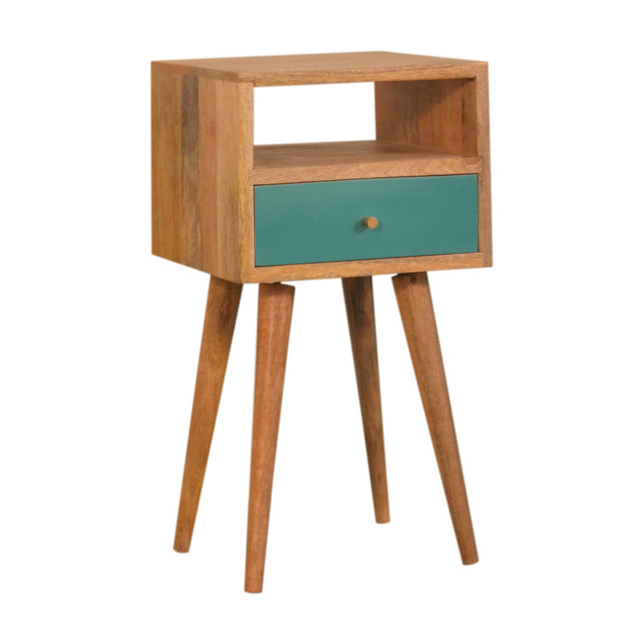 Narrow Bedside, Teal