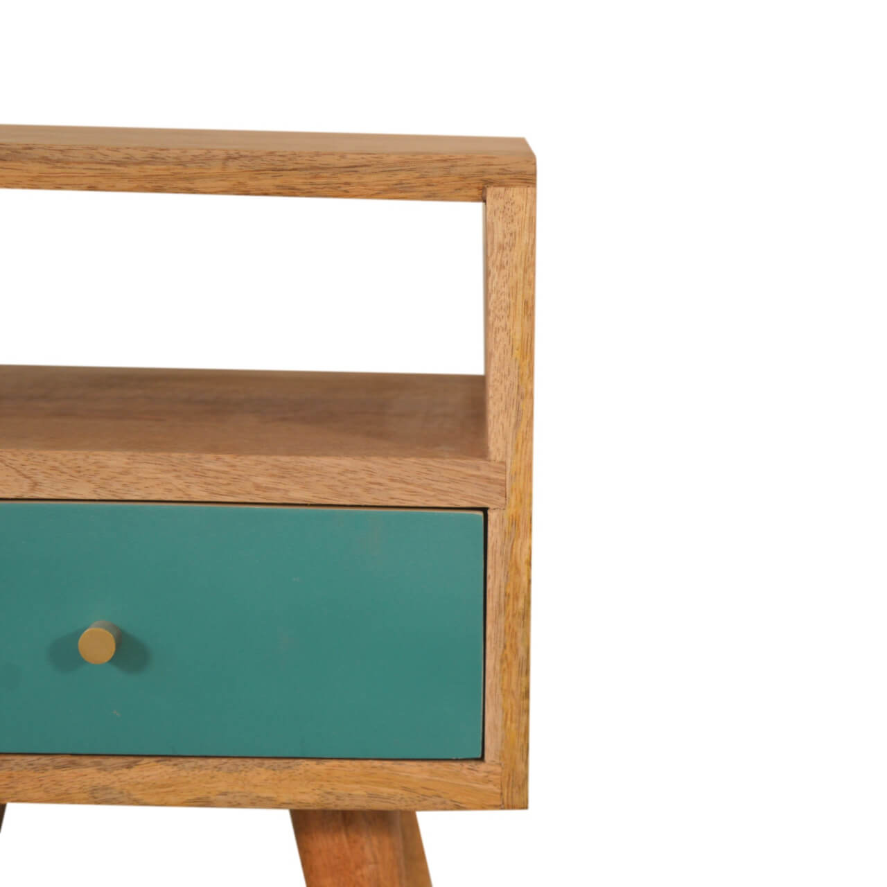 Narrow Bedside, Teal