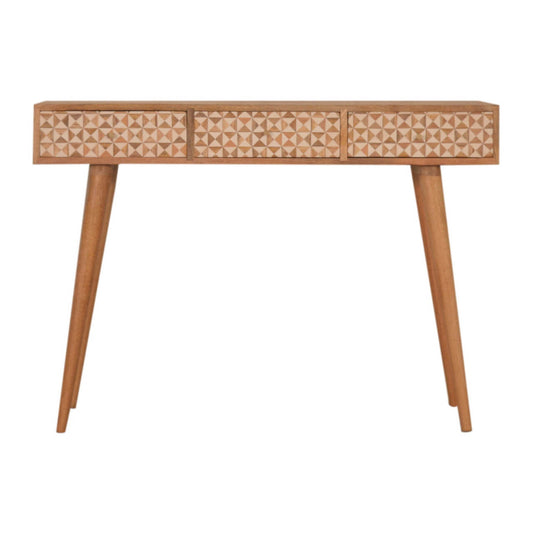 Sarina Console Table, Resin Inlay