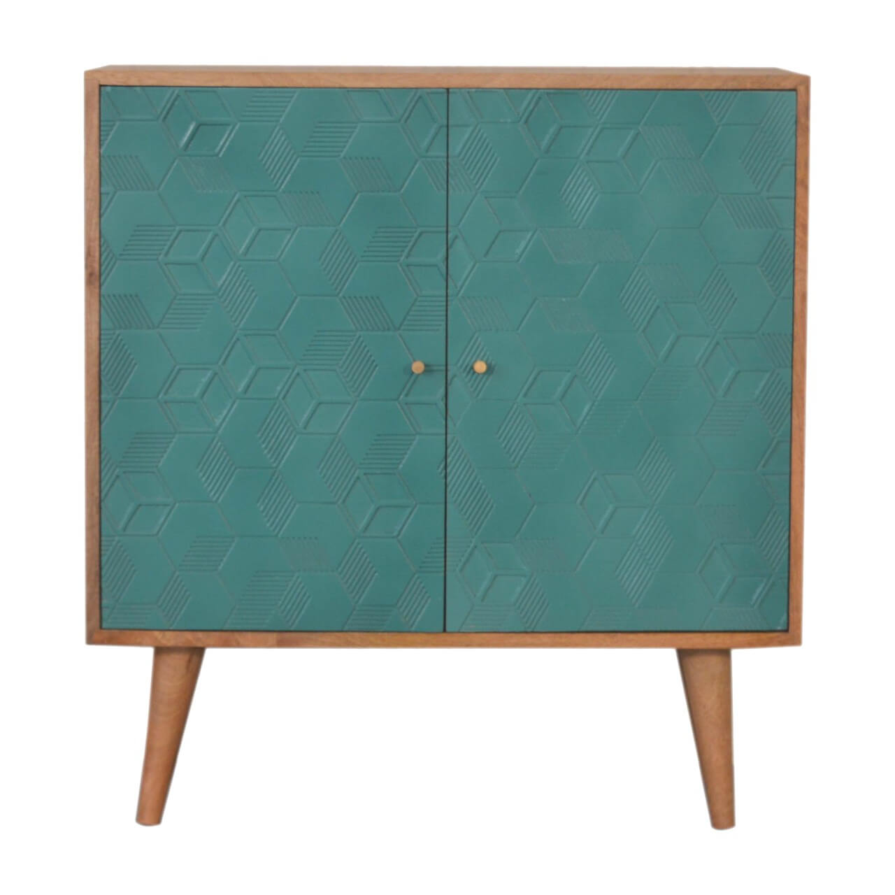 Acadia Cabinet, Teal