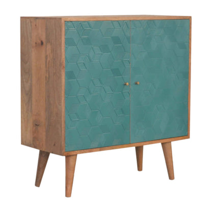 Acadia Cabinet, Teal