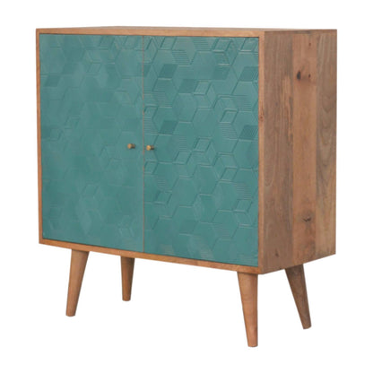 Acadia Cabinet, Teal