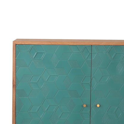 Acadia Cabinet, Teal