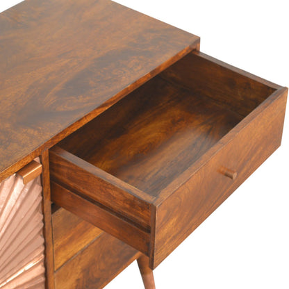 Copper sideboard mango wood