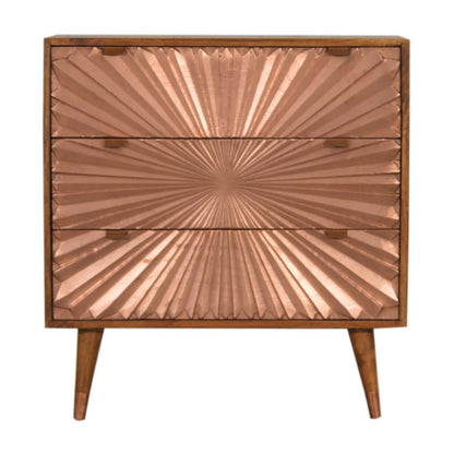 Manilla Chest of Drawers, Copper