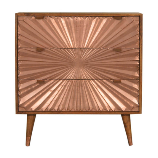 Manilla Chest of Drawers, Copper