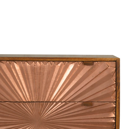 Manilla Chest of Drawers, Copper