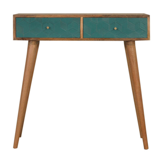 Acadia Console Table Teal