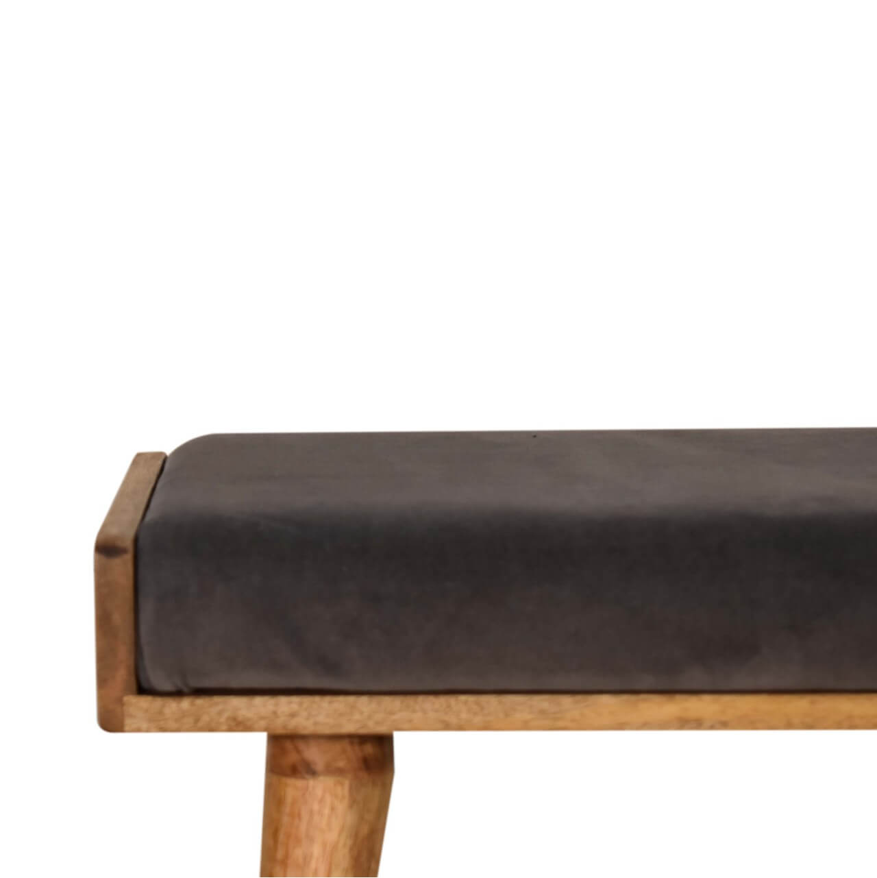 Velvet tray bench made from mango wood