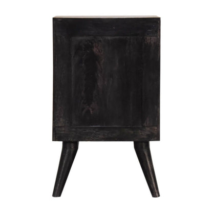 Multi Drawer Bedside, Ash Black