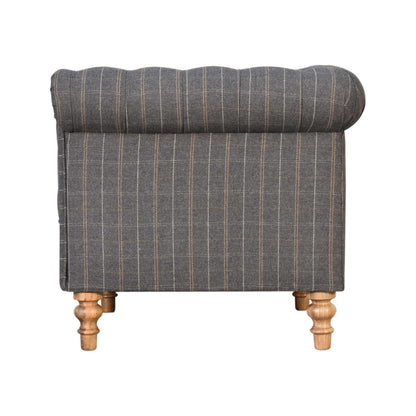 Mix Tweed Chesterfield Armchair