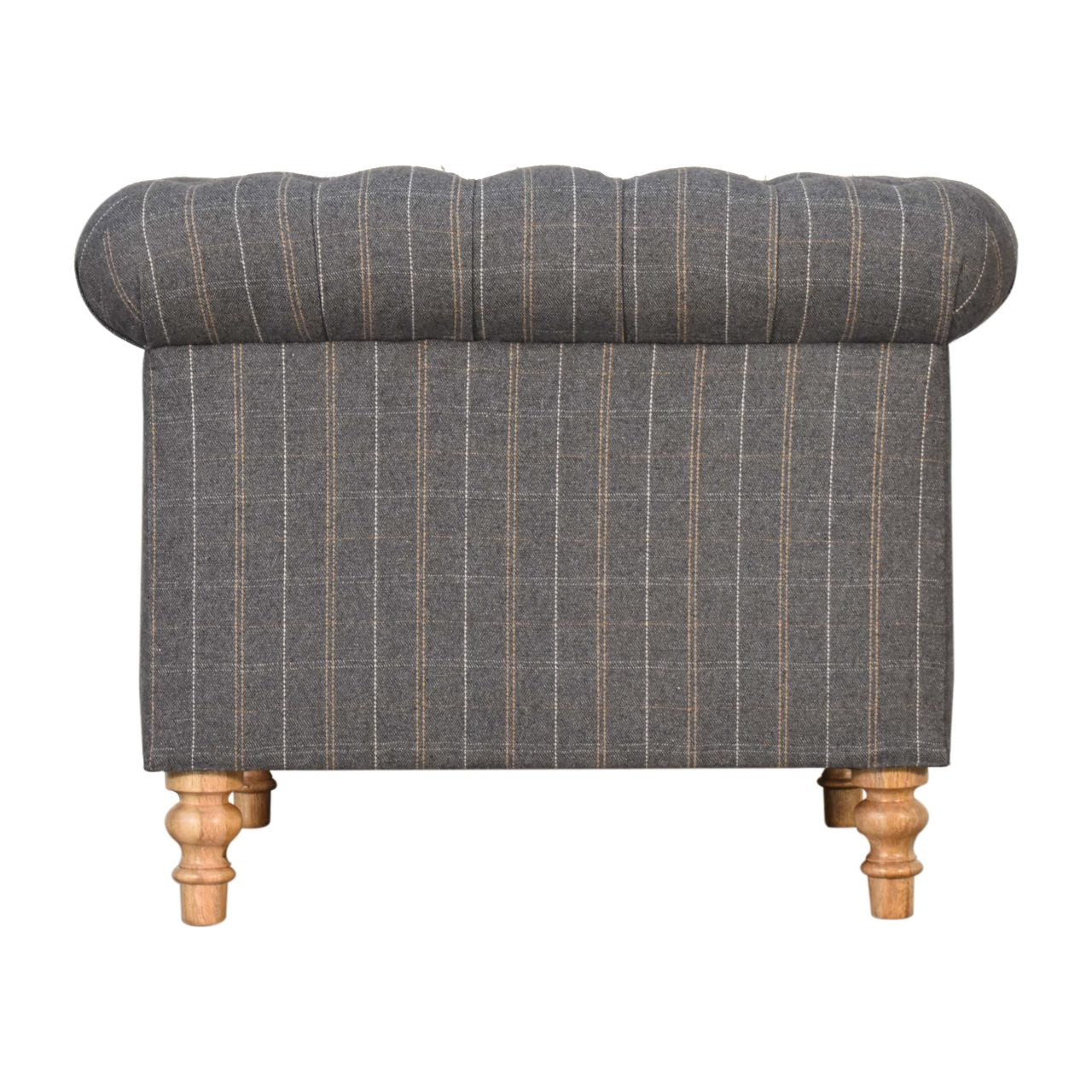 Mix Tweed Chesterfield Armchair