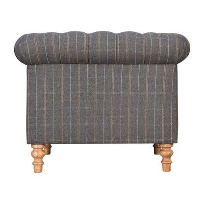 Mix Tweed Chesterfield Armchair