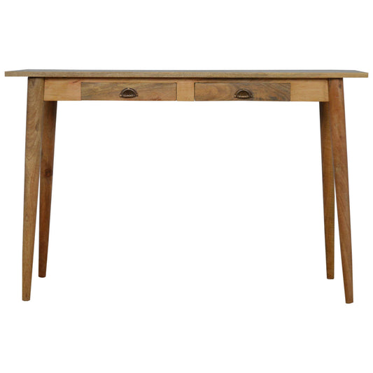 Nordic desk mango wood in oak finish