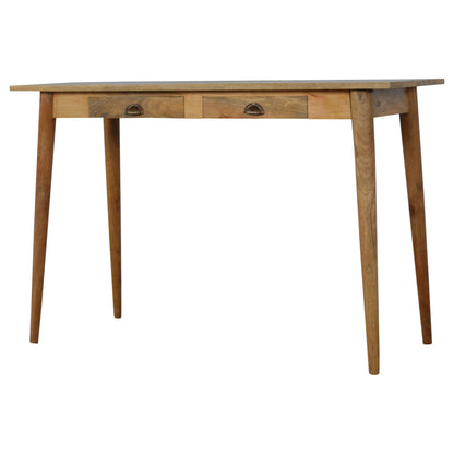 Nordic desk mango wood in oak finish